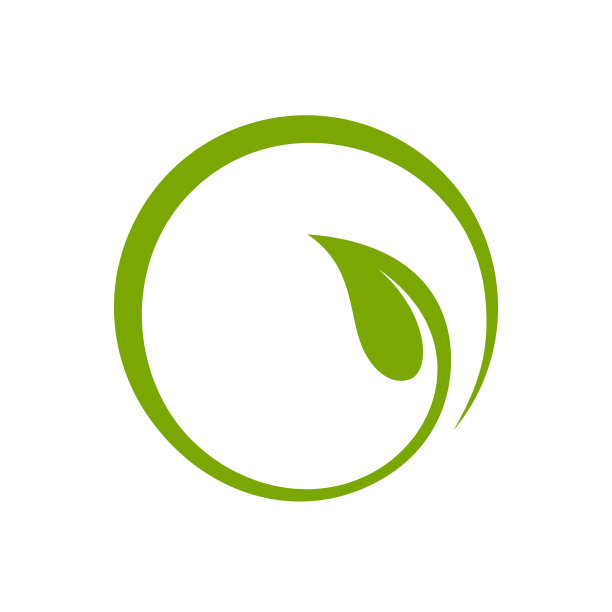 抽象树叶logo