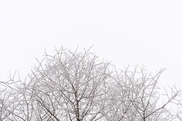 雪天抽象风景