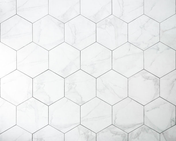 现代白色黑纹大理石瓷砖