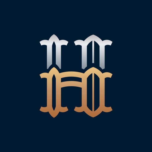 h字母皇冠logo