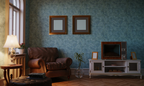 室内别墅装饰客厅设计效果图