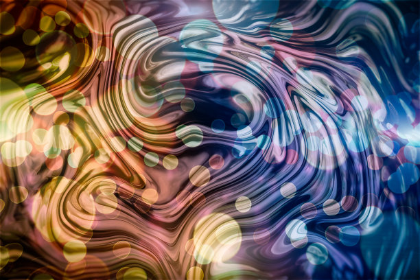 油墨抽象图案艺术油画