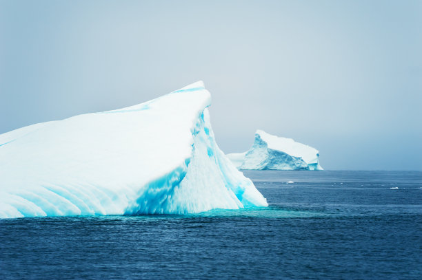 冰川蓝海洋