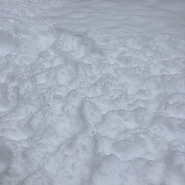 雪天的脚印