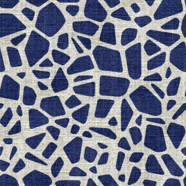 蓝色条纹地毯纹理