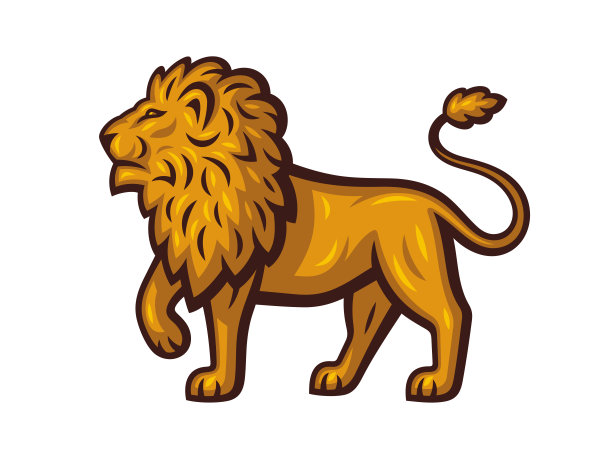 狮子座卡通吉祥物