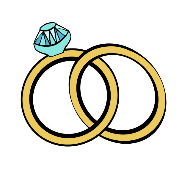 婚礼背景 logo