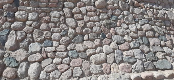 花岗岩石墙石头墙