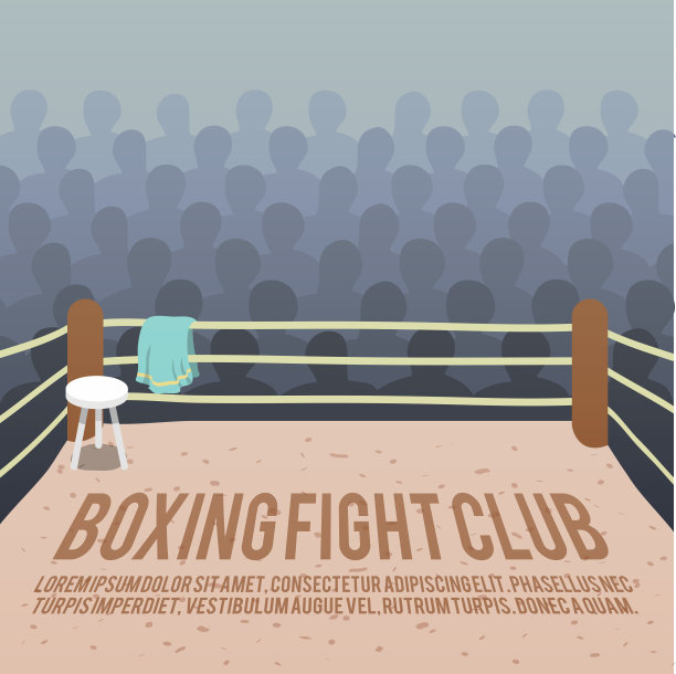 拳击赛海报