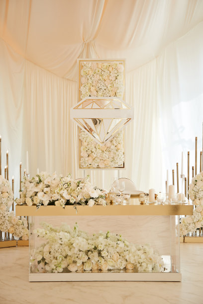 白金色浪漫婚礼