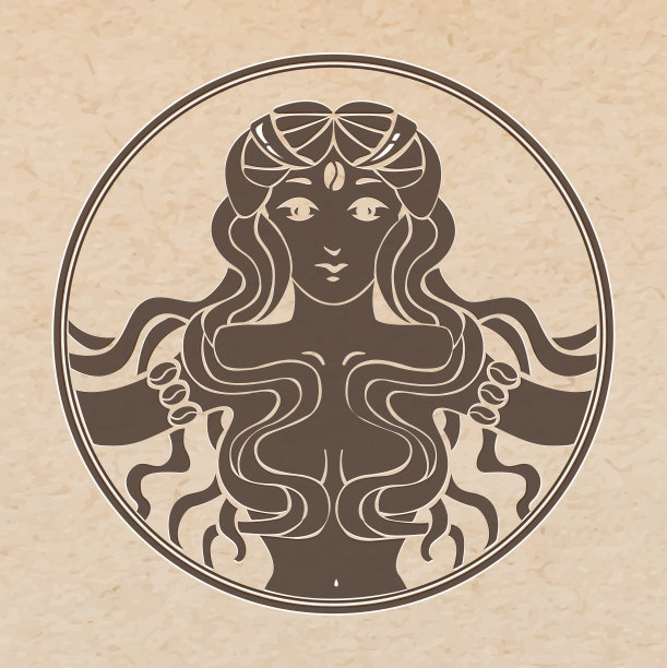 咖啡美女logo