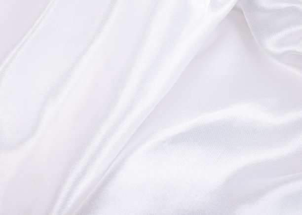 白色绸布背景