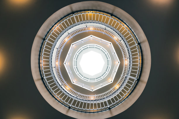 精美复古风圆形几何花纹