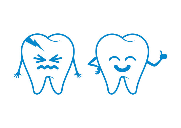 牙齿卡通形象