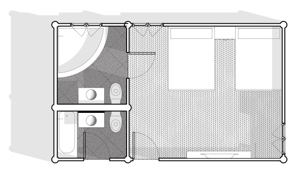 低层建筑模型