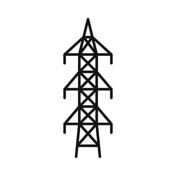 电力铁塔矢量图