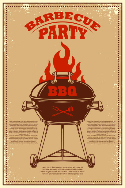 烤肉海报图片