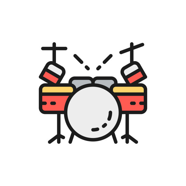 乐器logo设计