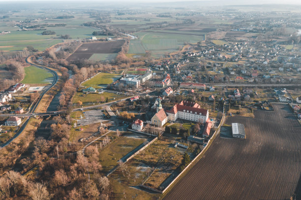 学校鸟瞰图