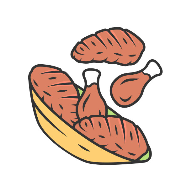 炸鸡腿logo