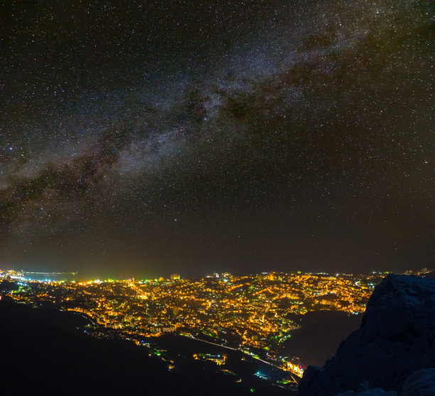 城绚丽夜景