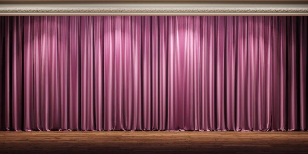 紫红色舞台背景设计