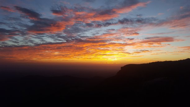 高原夕阳