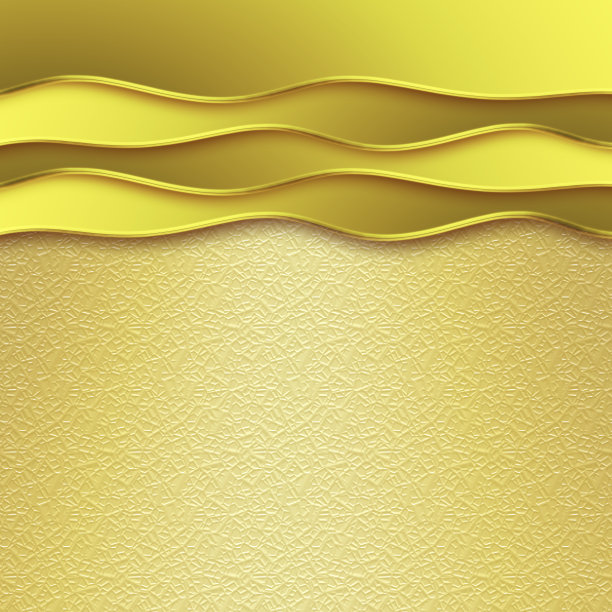 金色弯曲线条质感纹理
