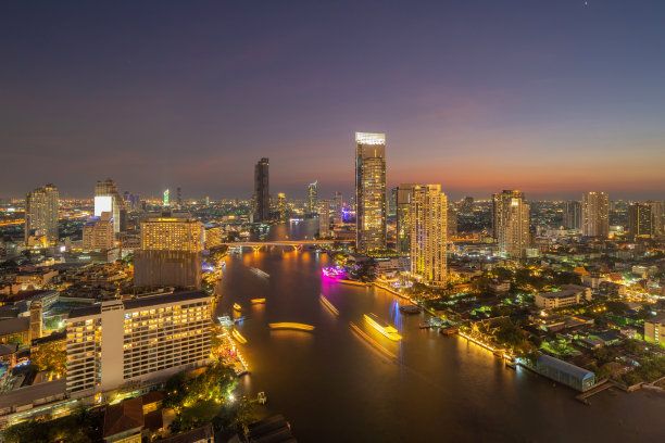鸟瞰泰国曼谷