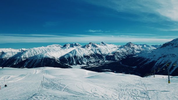 瑞士雪山美景