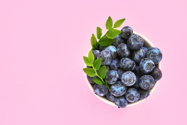 美味蓝莓高清摄影大图