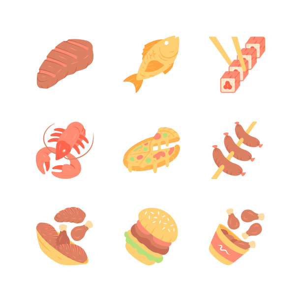 海鲜烧烤logo