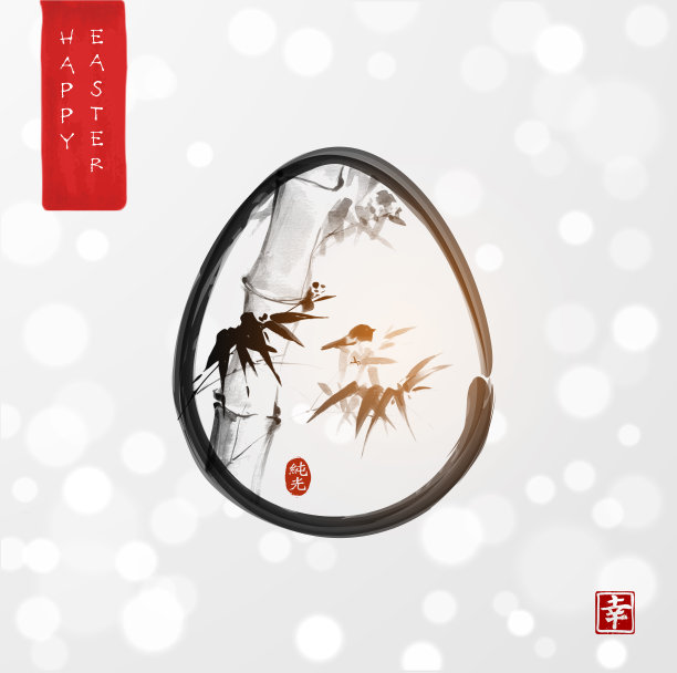 中国风素材水墨画