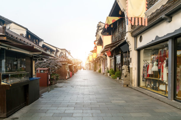 杭州中式建筑街景