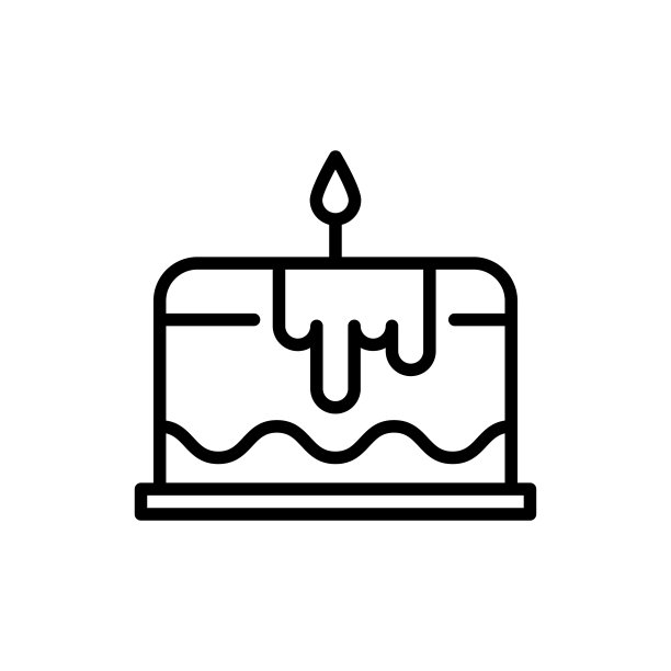 生日蛋糕logo
