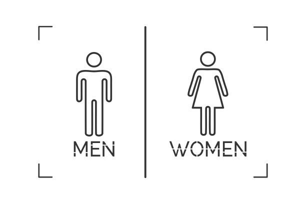 厕所标识男女厕所标识卫生间标识