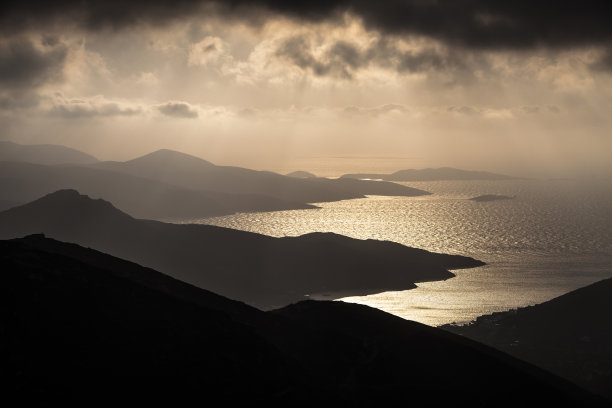 希腊圣托里尼海岛风景