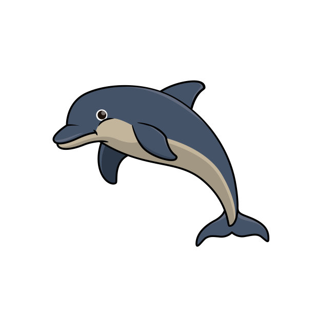 鲸卡通logo