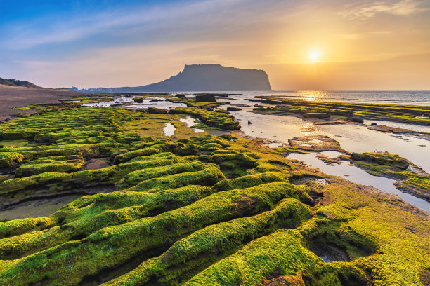 济州岛日出峰