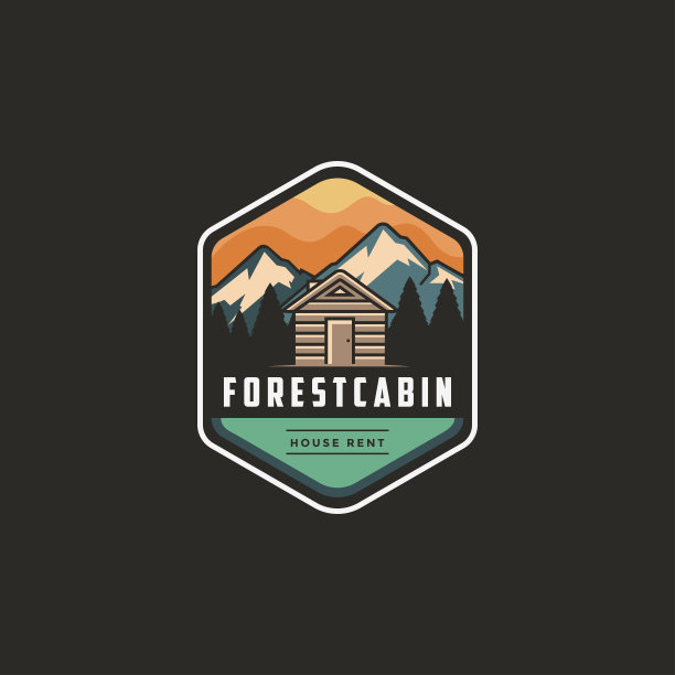 森林旅馆标志