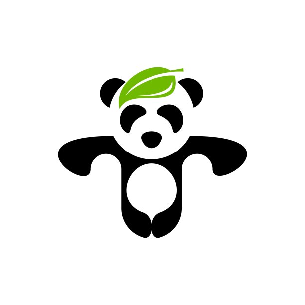 熊猫logo设计,熊猫标志