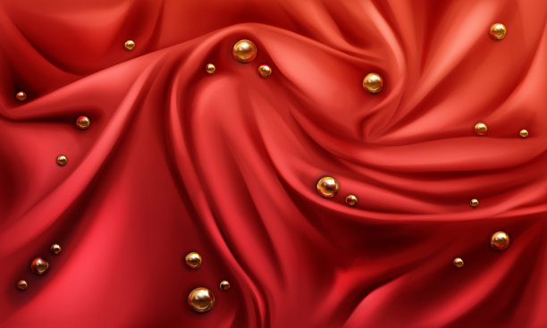  红丝绸 喜庆红布