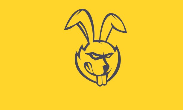 兔子标志logo