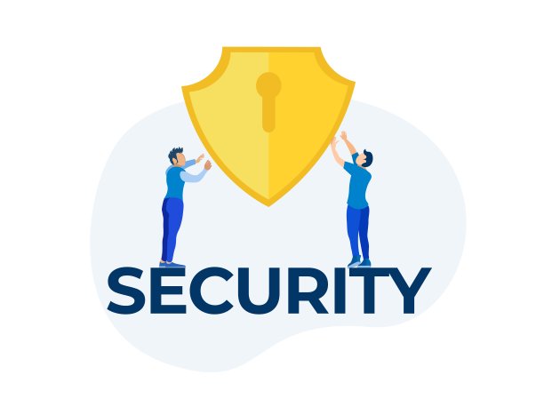 计算机网络服务器安全防护插画