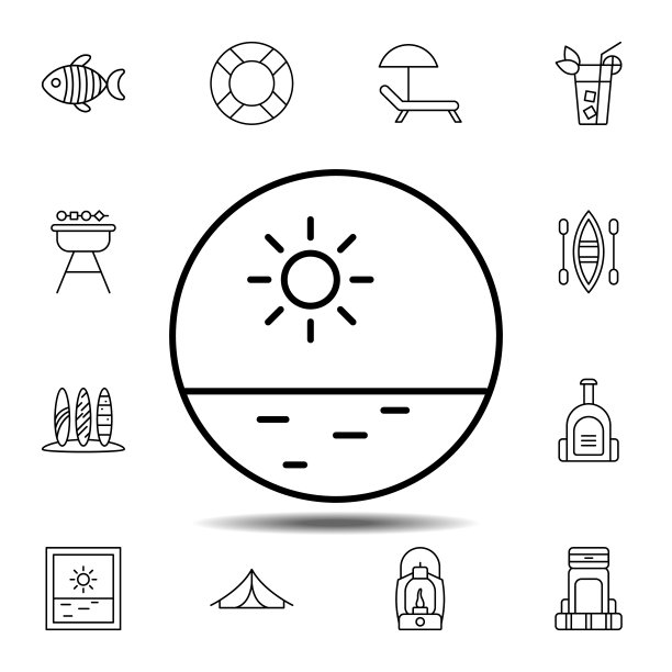 太阳图标 太阳logo