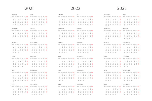 2023矢量兔年挂历