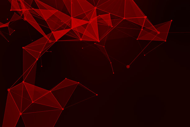 大红色渐变光线背景