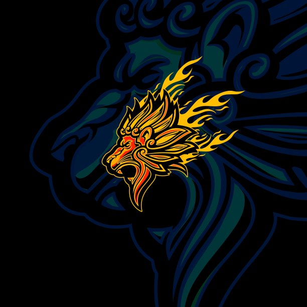 时尚狮子logo