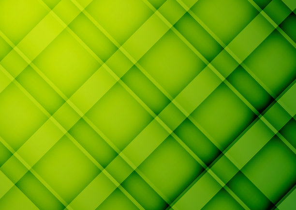 草绿色几何图形线条