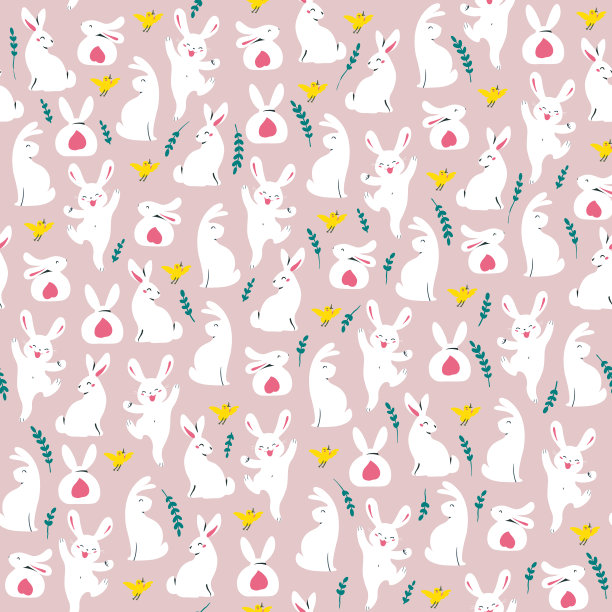 小兔子图案